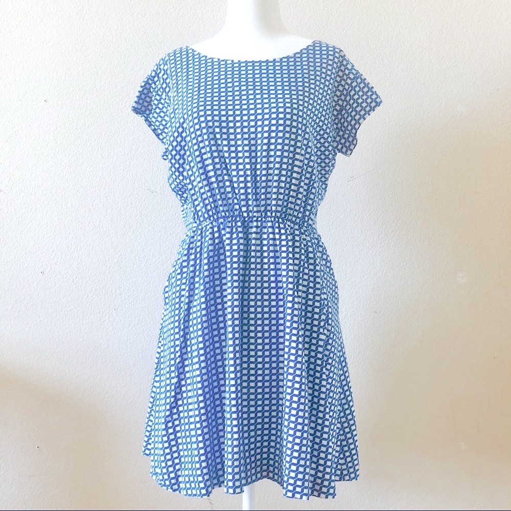 Gap Geometric Print Dress